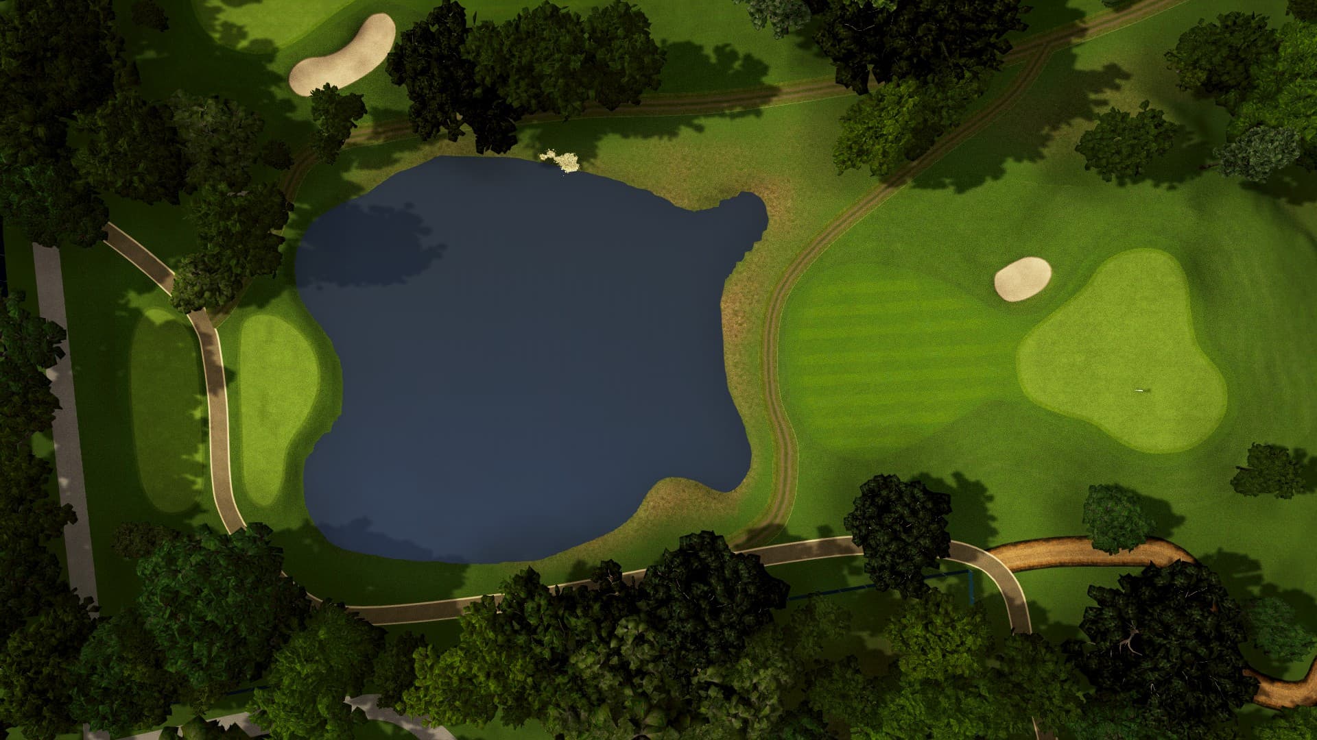 Hole 17 at Golf and Country Club Berlin-Wannsee