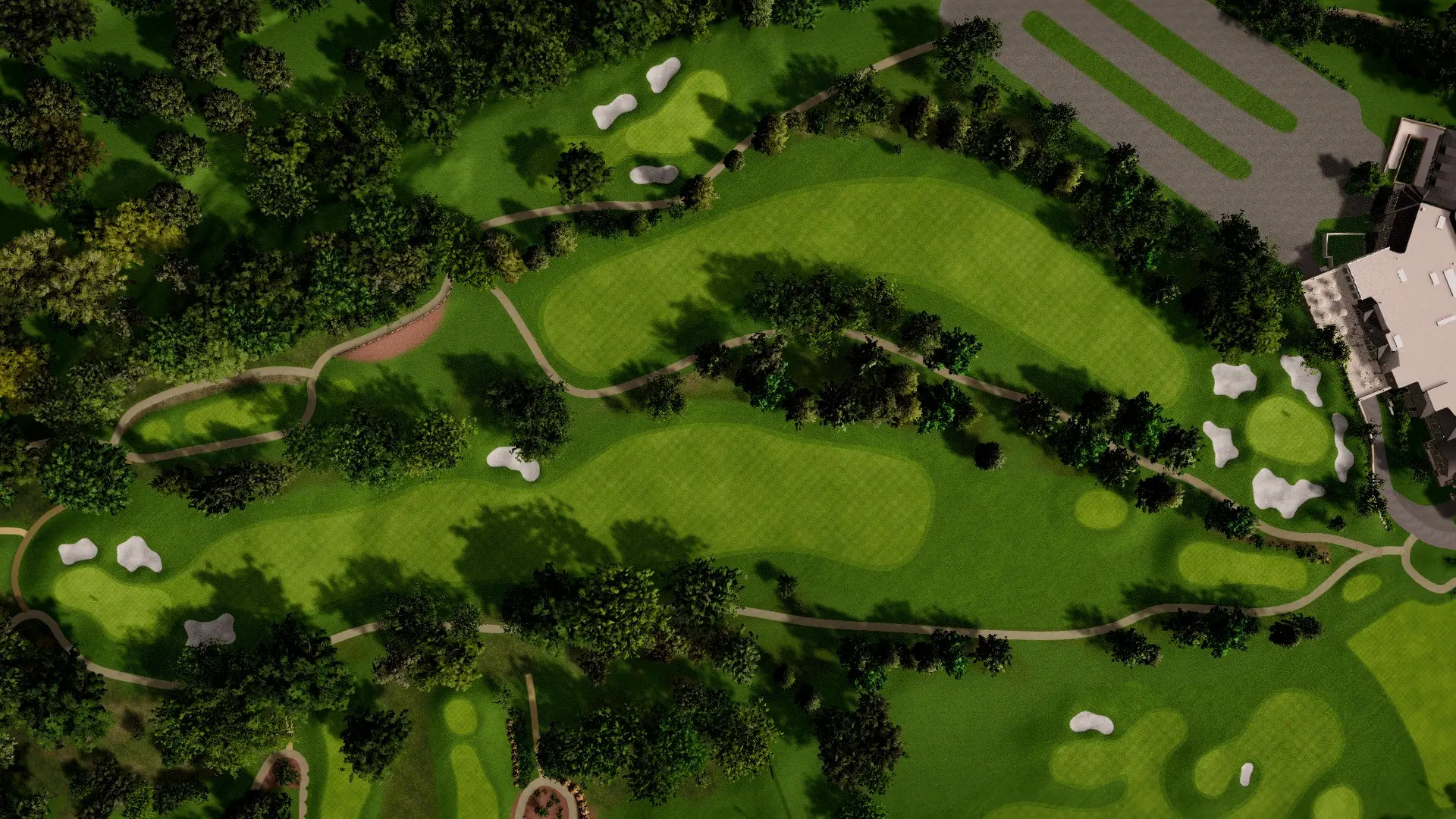 Hole 18 at Bethesda CC