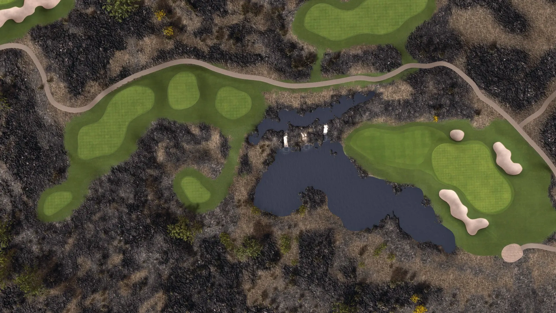 Hole 3 at Black Desert Resort