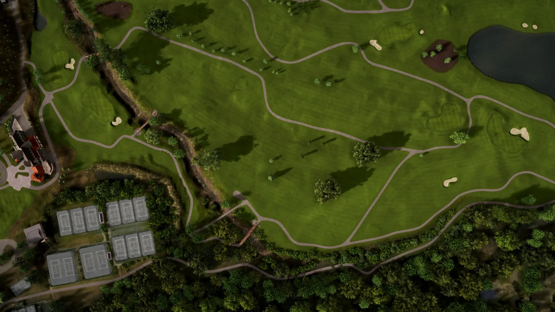 Hole 1 at Bobby Jones Azalea Golf Course