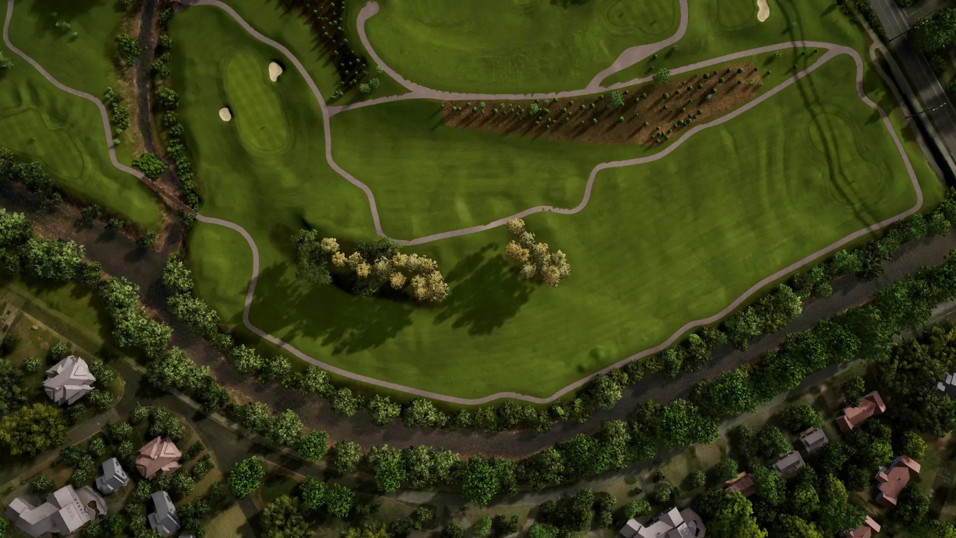 Hole 5 at Bobby Jones Azalea Golf Course