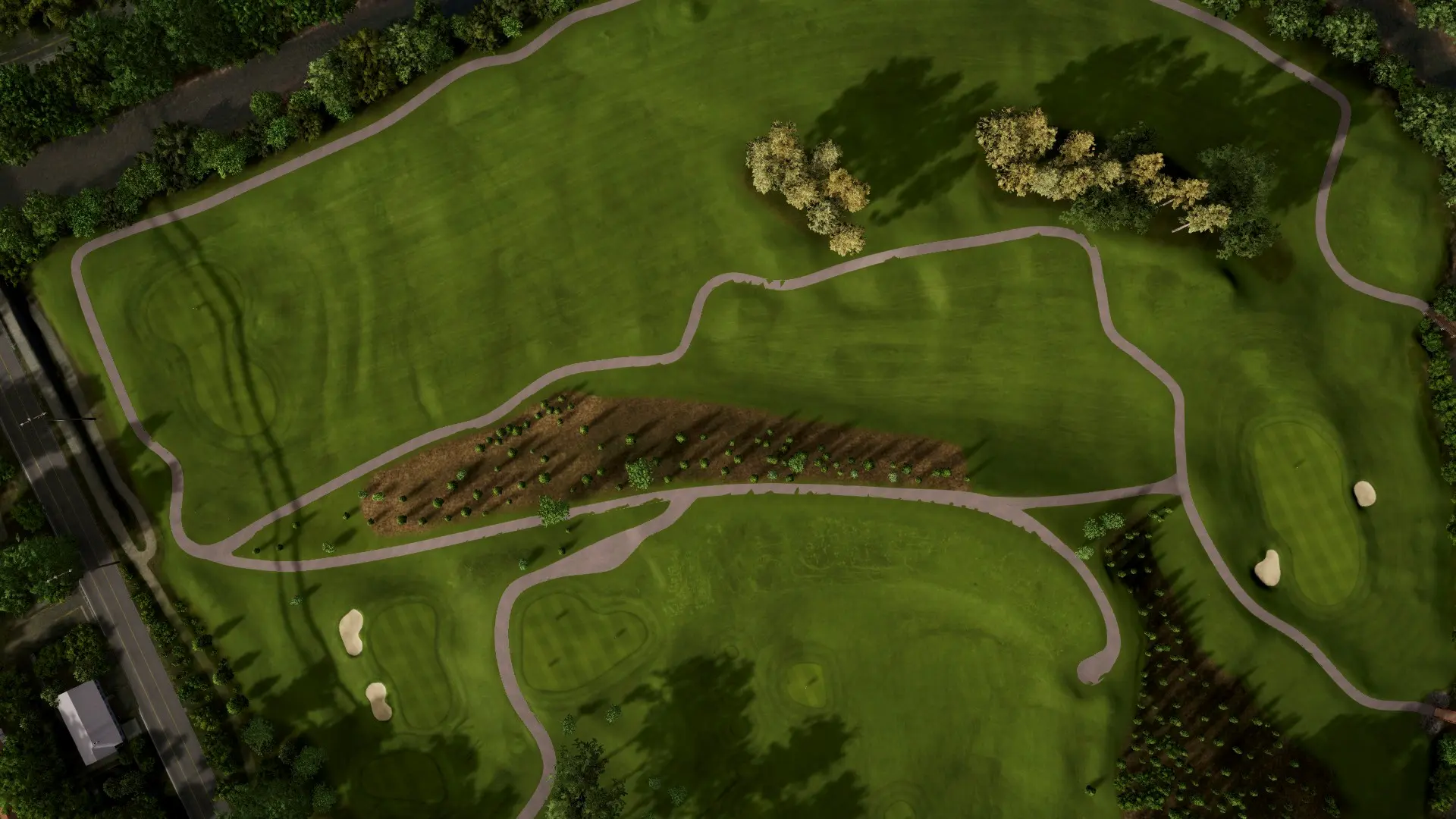 Hole 6 at Bobby Jones Azalea Golf Course