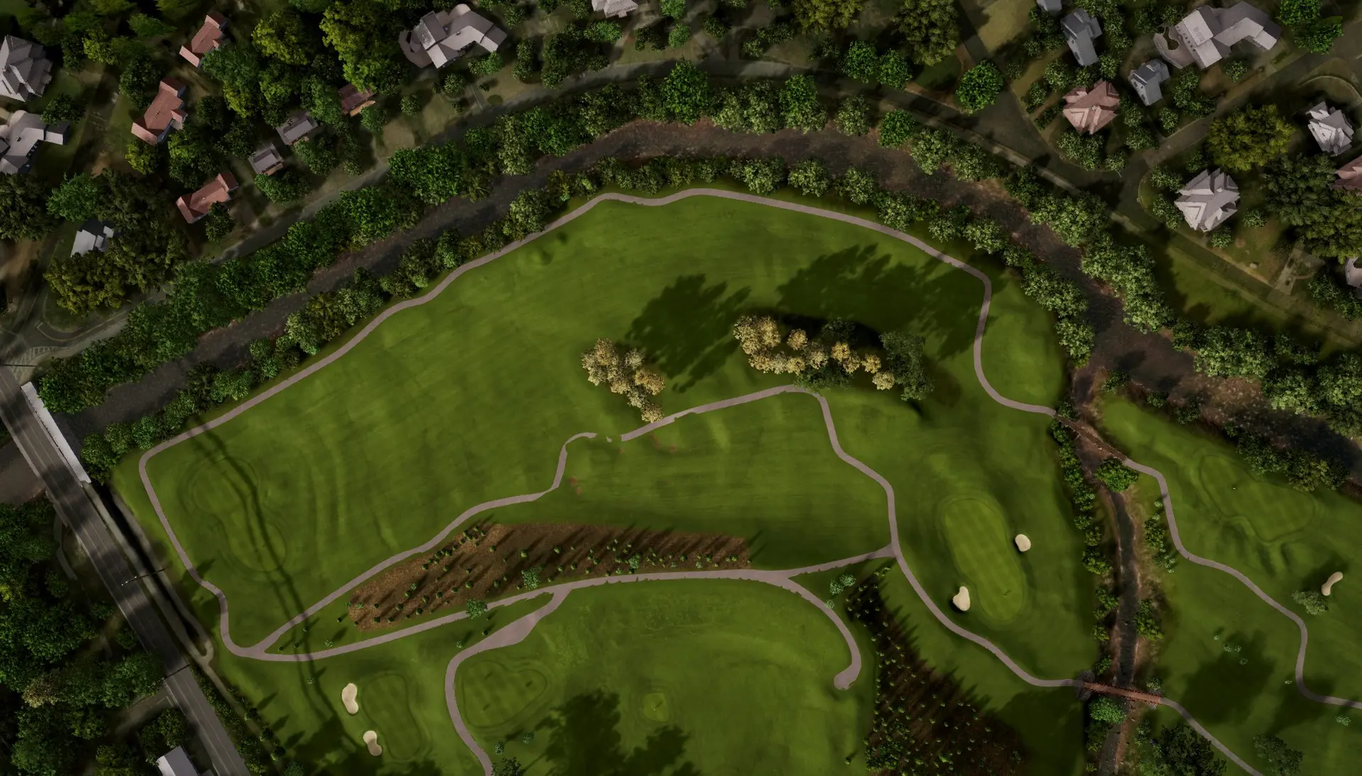 Hole 5 at Bobby Jones Magnolia Golf Course