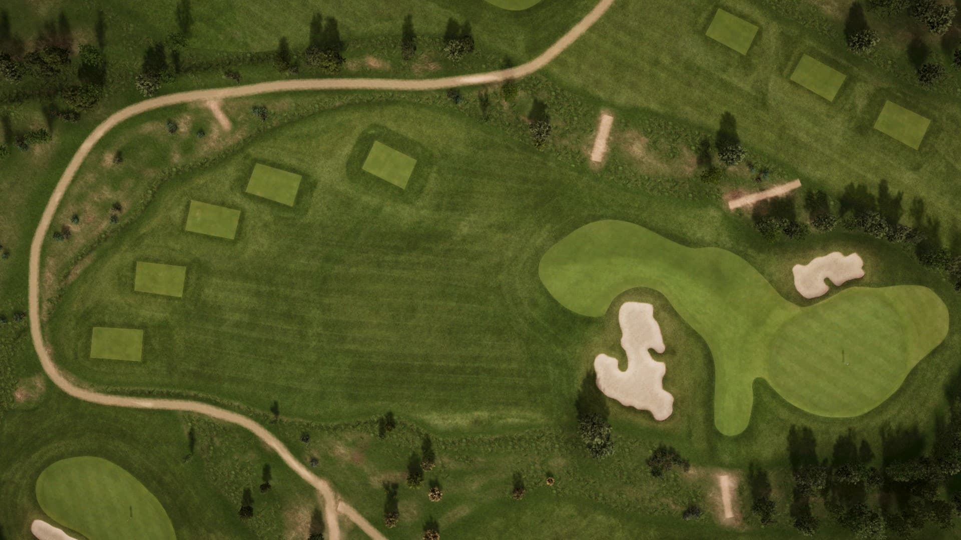 Hole 3 at Bois D'Arlon Heath Course