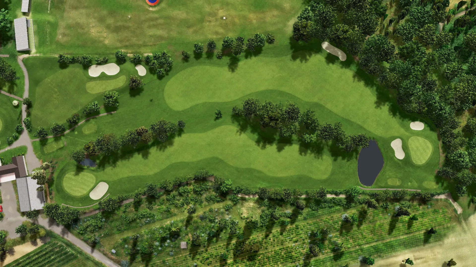 Hole 1 at Bonn Godesberg