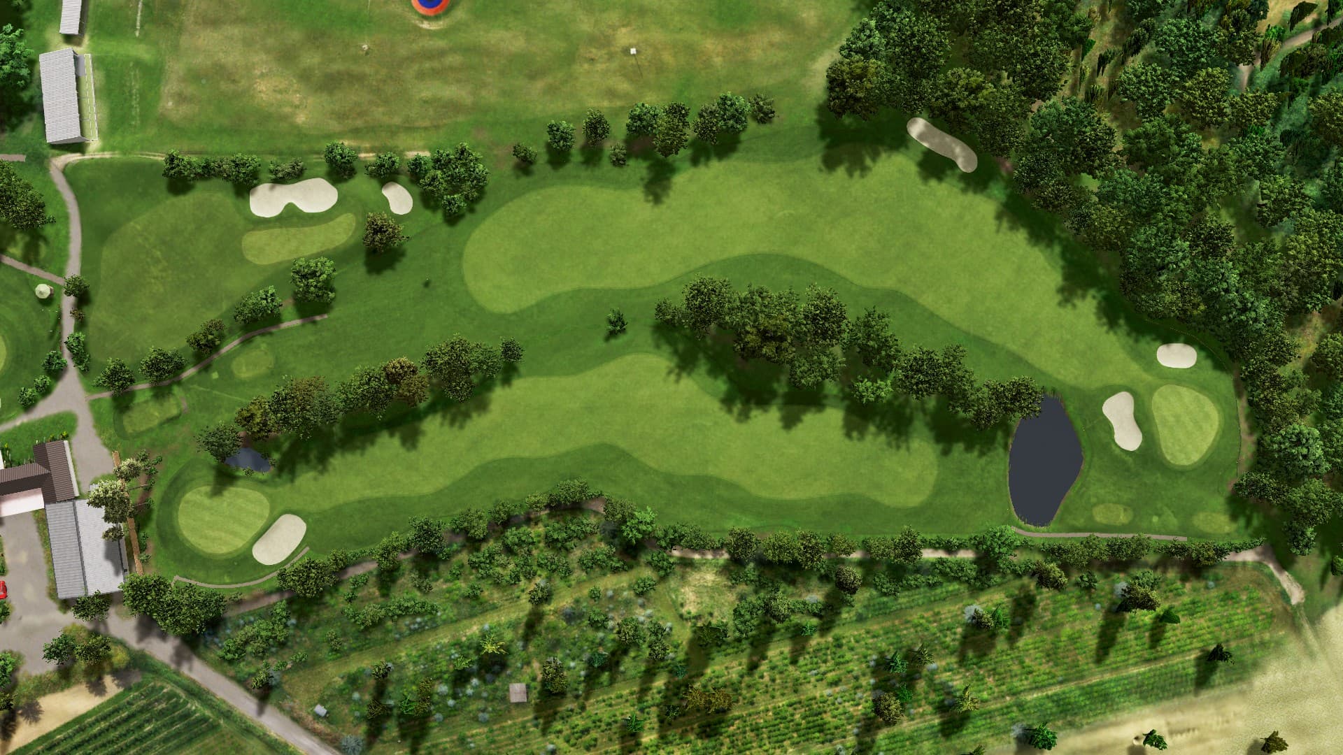 Hole 1 at Bonn Godesberg
