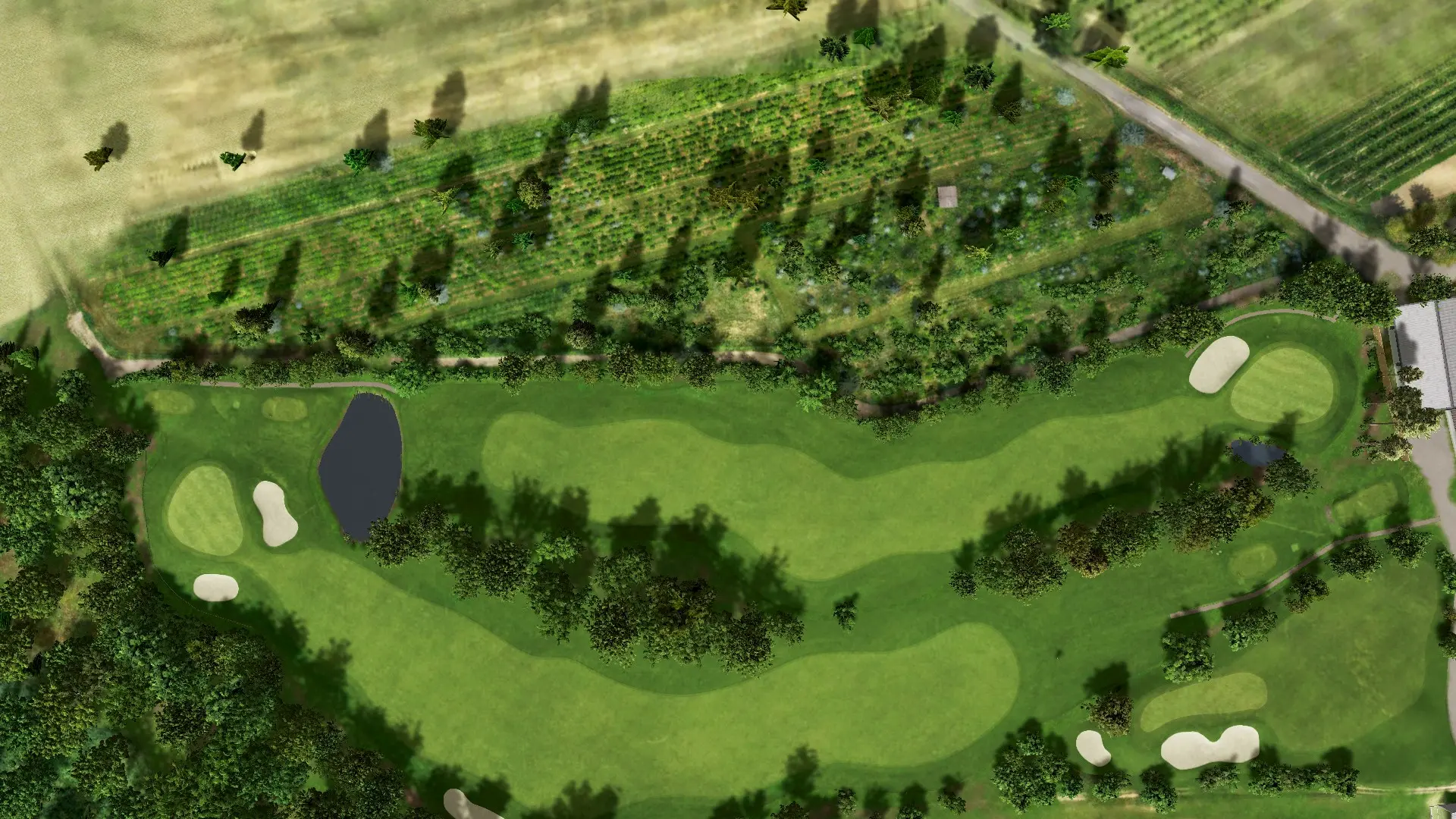 Hole 2 at Bonn Godesberg