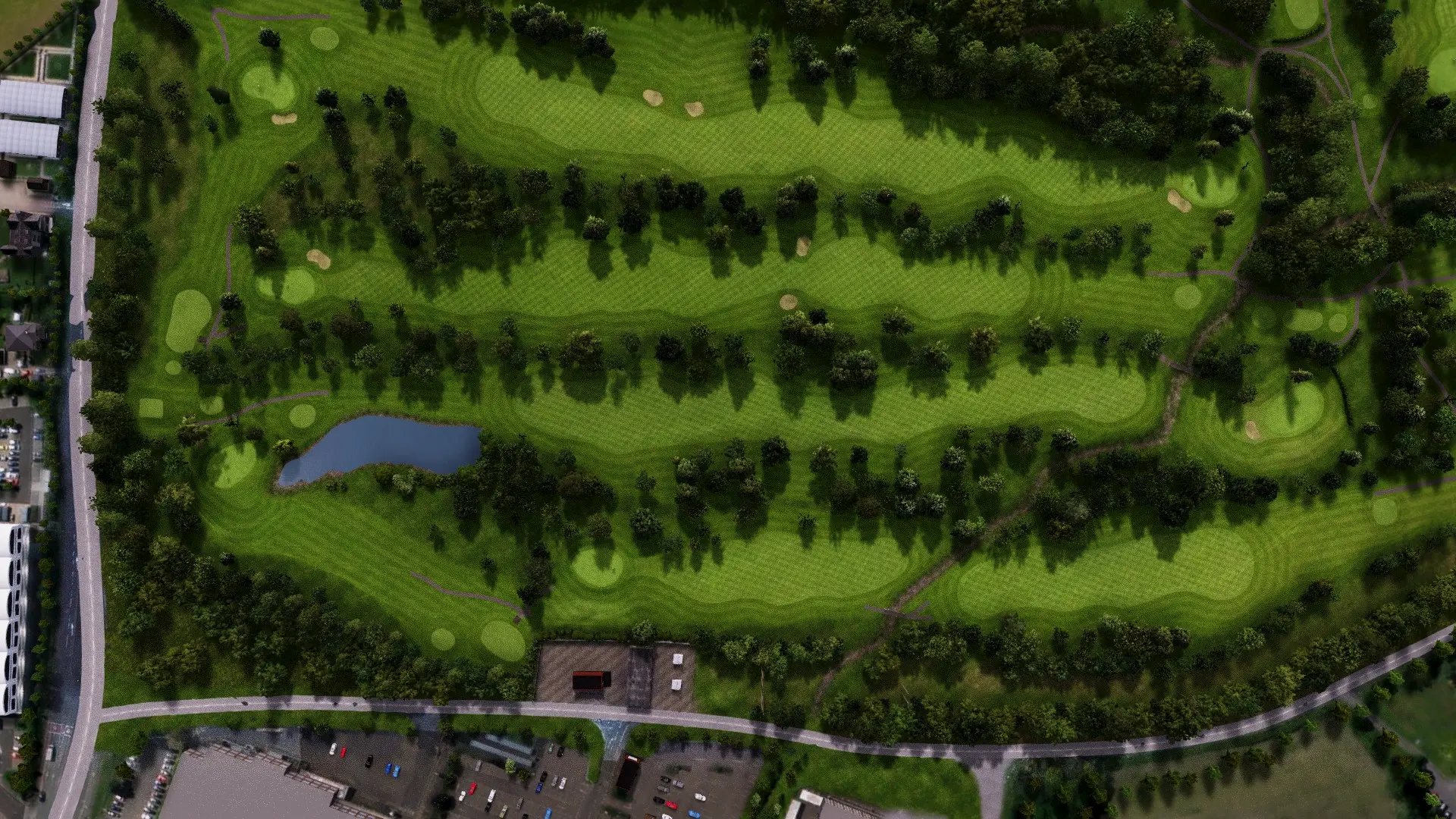 Hole 4 at Brickhampton Court Golf Complex - Spa Course