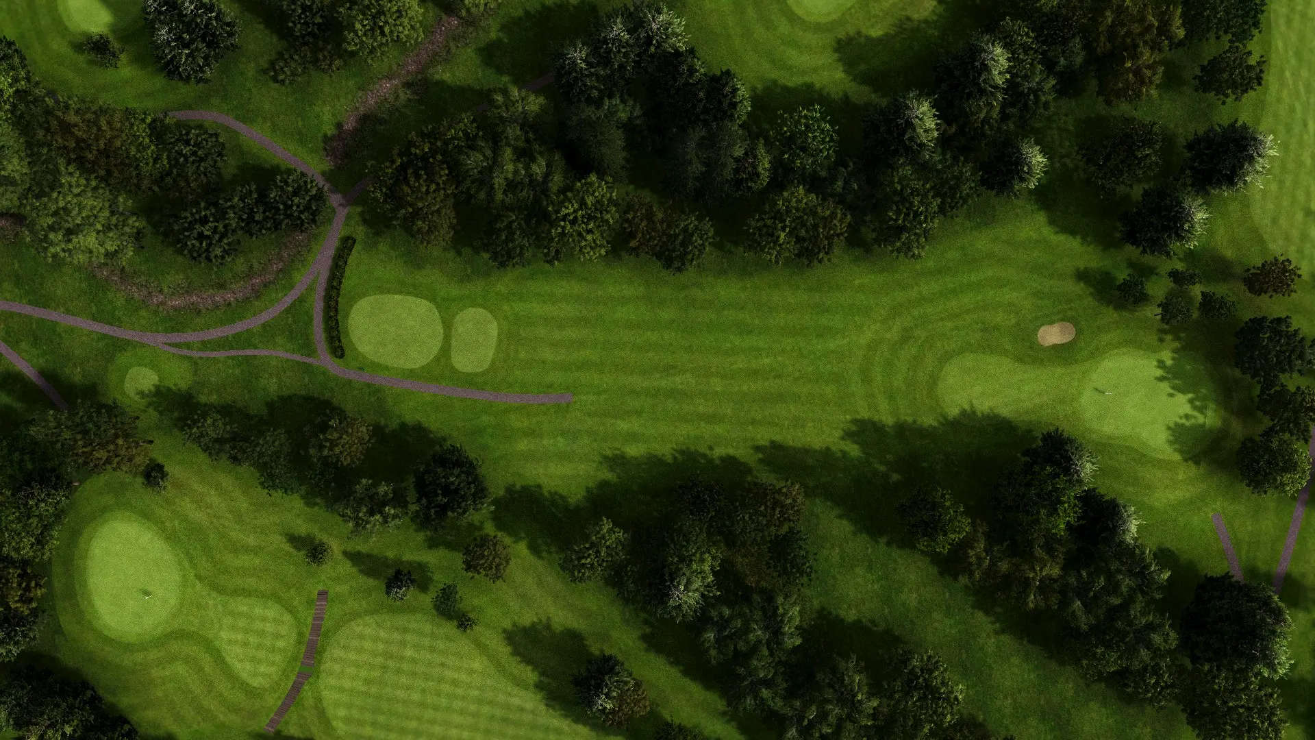 Hole 5 at Brickhampton Court Golf Complex - Spa Course