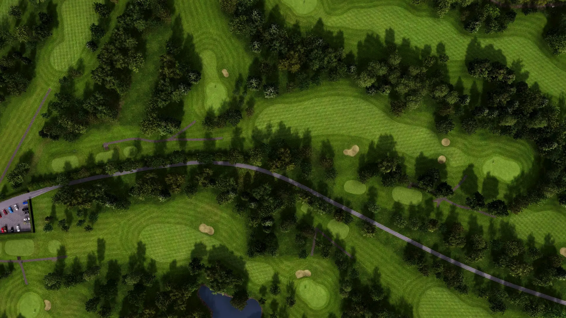 Hole 6 at Brickhampton Court Golf Complex - Spa Course