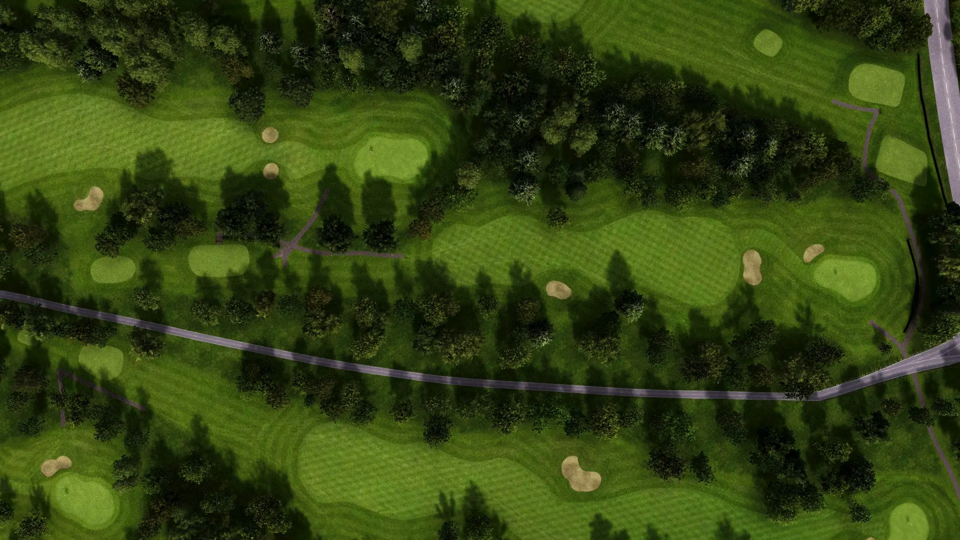 Hole 7 at Brickhampton Court Golf Complex - Spa Course