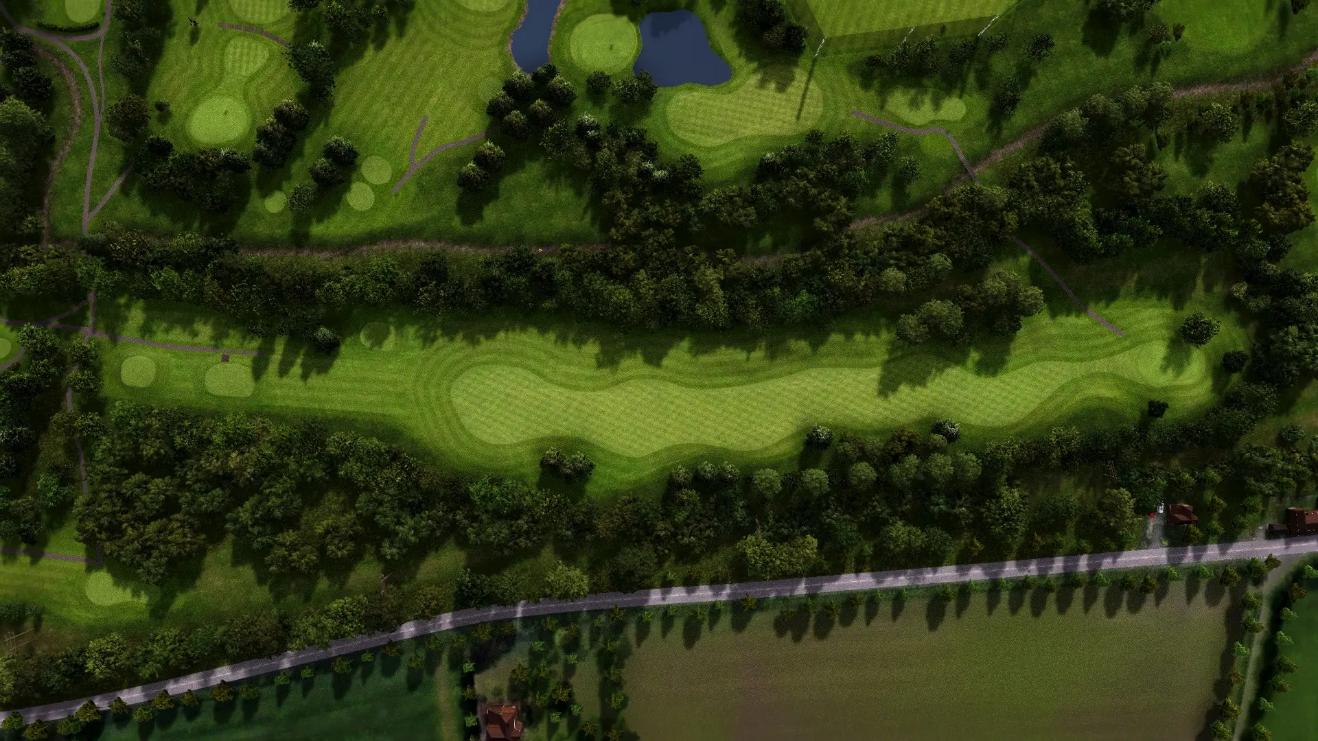 Hole 16 at Brickhampton Court Golf Complex - Spa Course