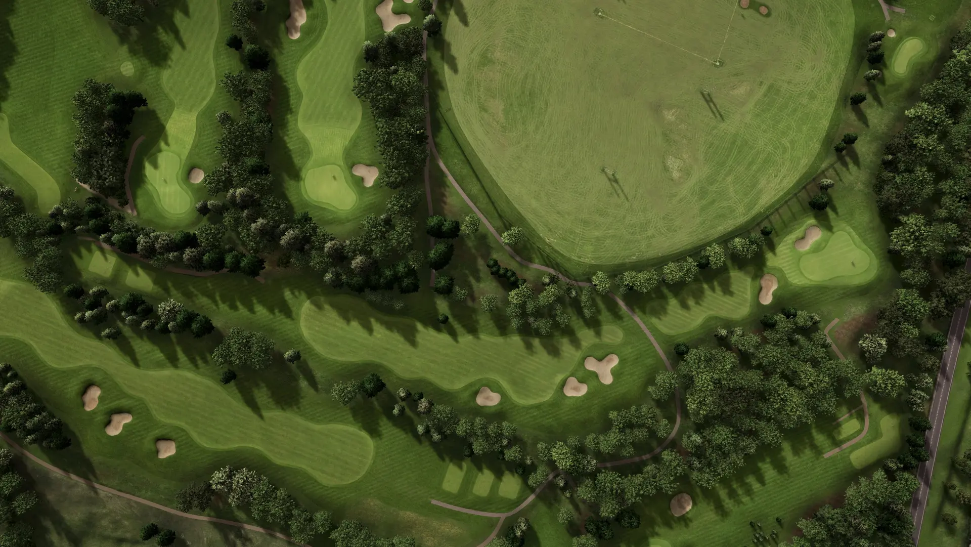 Hole 2 at Bromsgrove Golf Centre