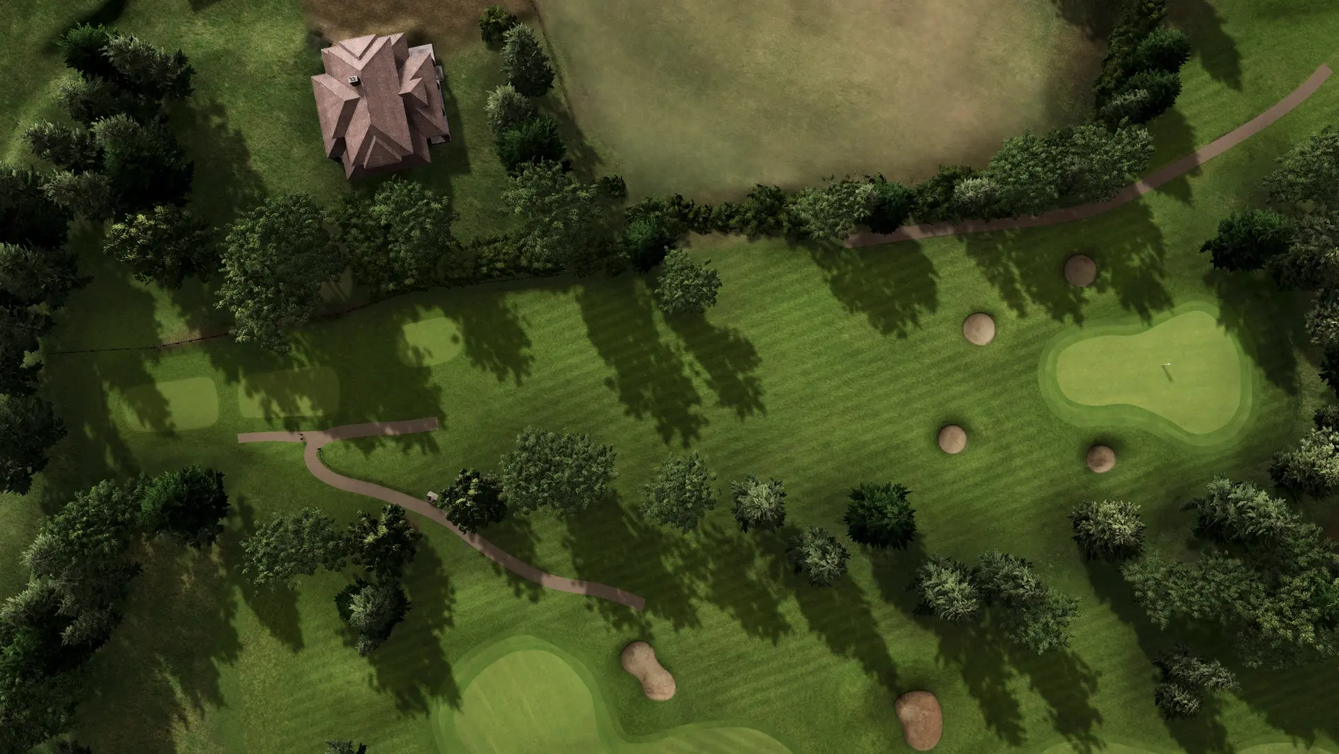 Hole 7 at Bromsgrove Golf Centre
