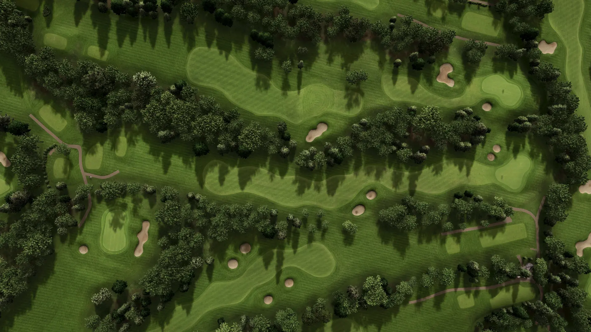 Hole 9 at Bromsgrove Golf Centre