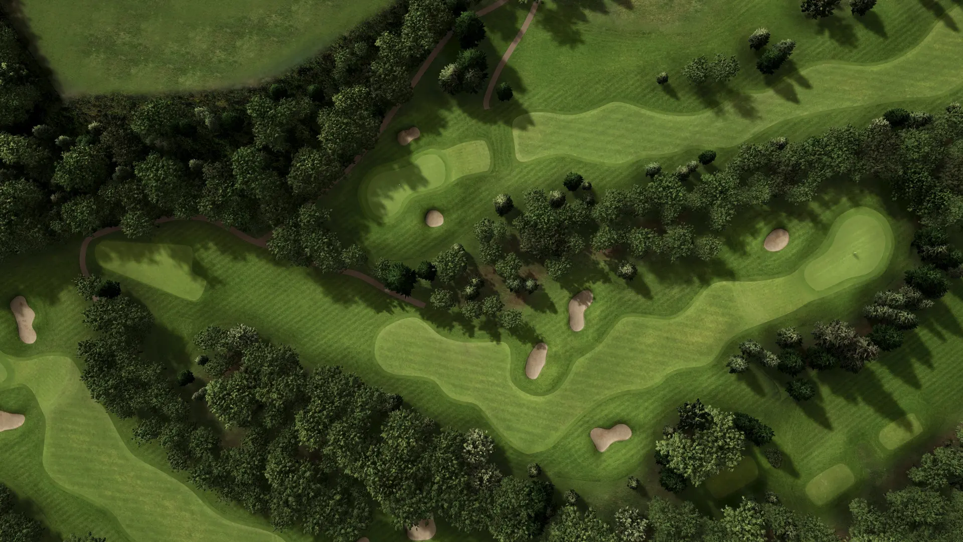 Hole 13 at Bromsgrove Golf Centre
