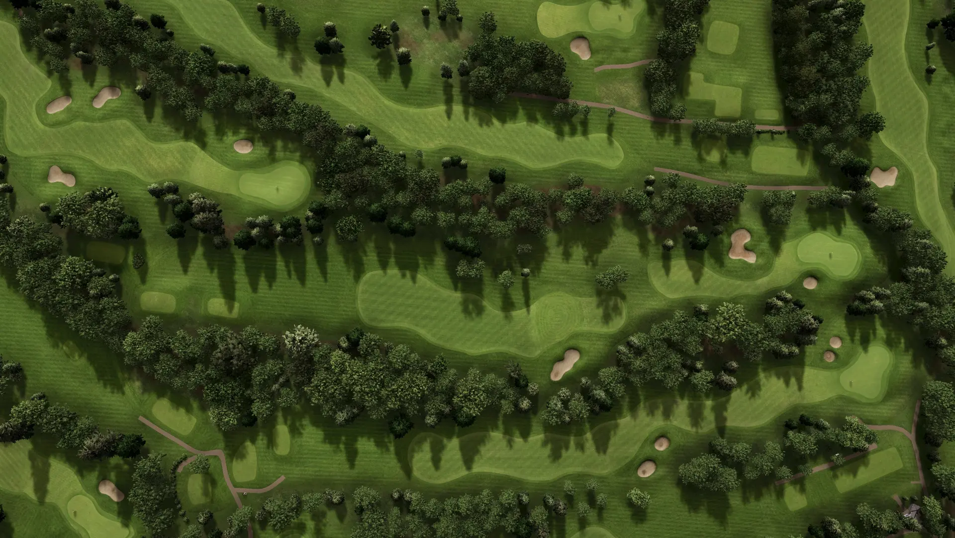 Hole 14 at Bromsgrove Golf Centre