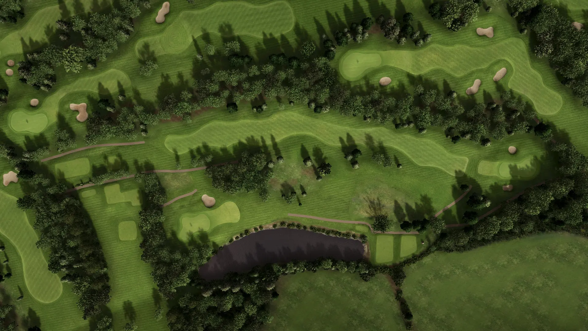 Hole 15 at Bromsgrove Golf Centre