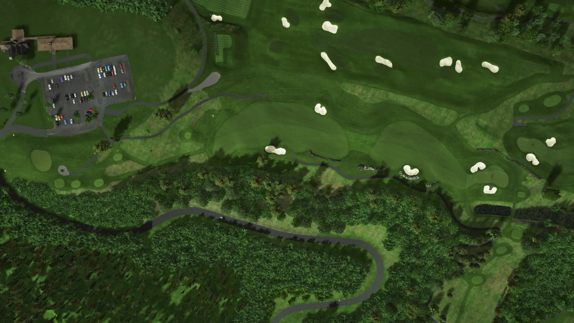 Hole 1 at Bulls Bridge Golf Club
