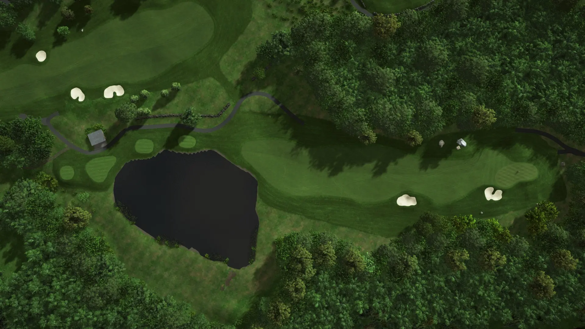 Hole 14 at Bulls Bridge Golf Club