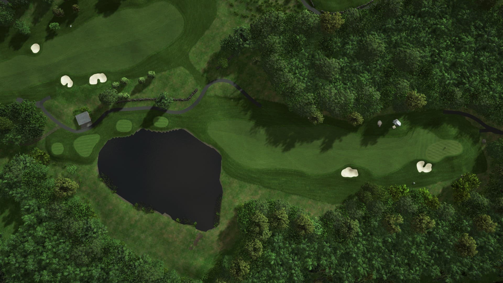 Hole 14 at Bulls Bridge Golf Club