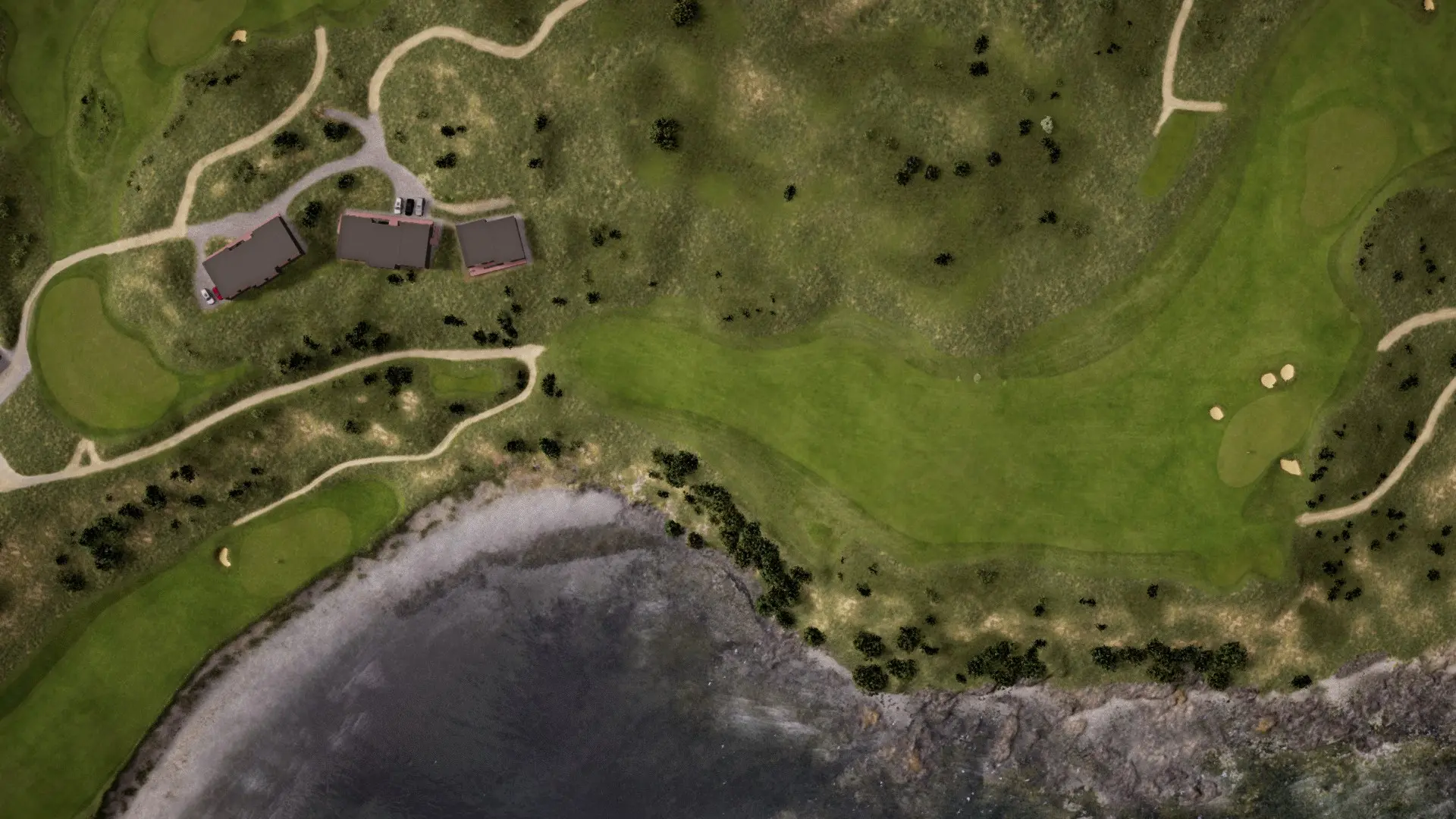 Hole 1 at Cape Wickham Links