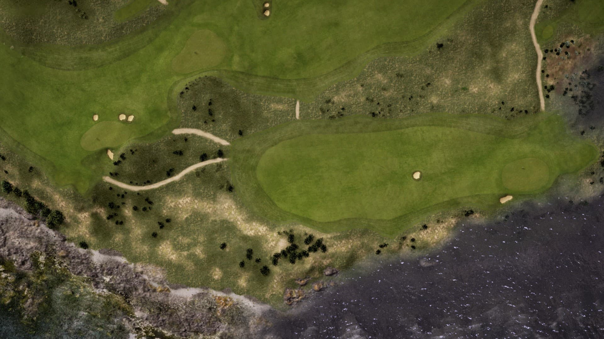 Hole 2 at Cape Wickham Links