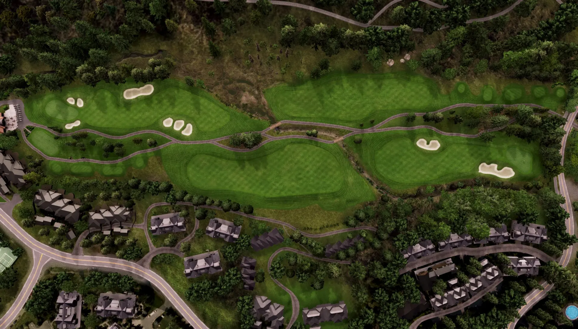 Hole 1 at Fairmont Chateau Whistler Resort