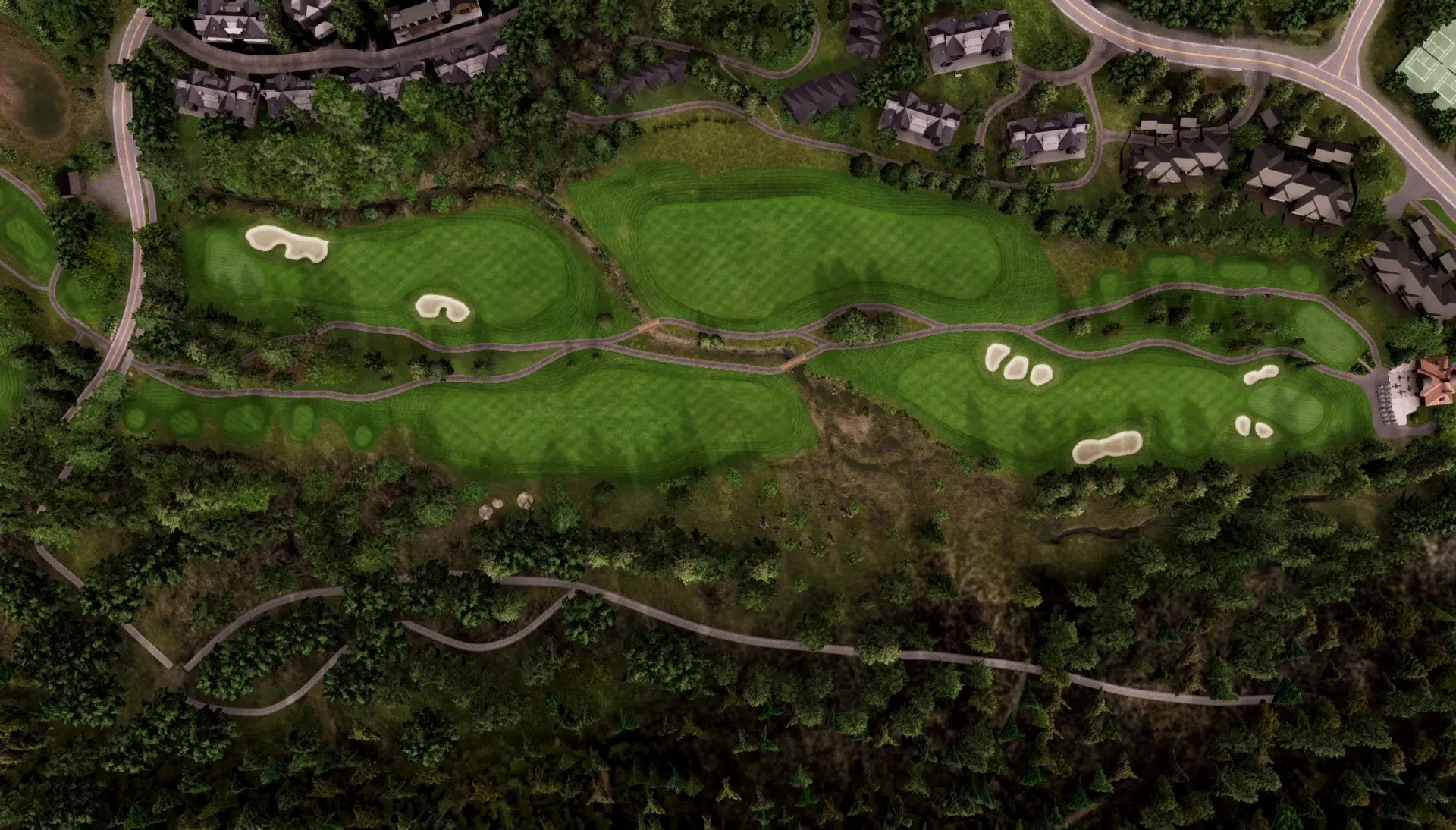 Hole 18 at Fairmont Chateau Whistler Resort