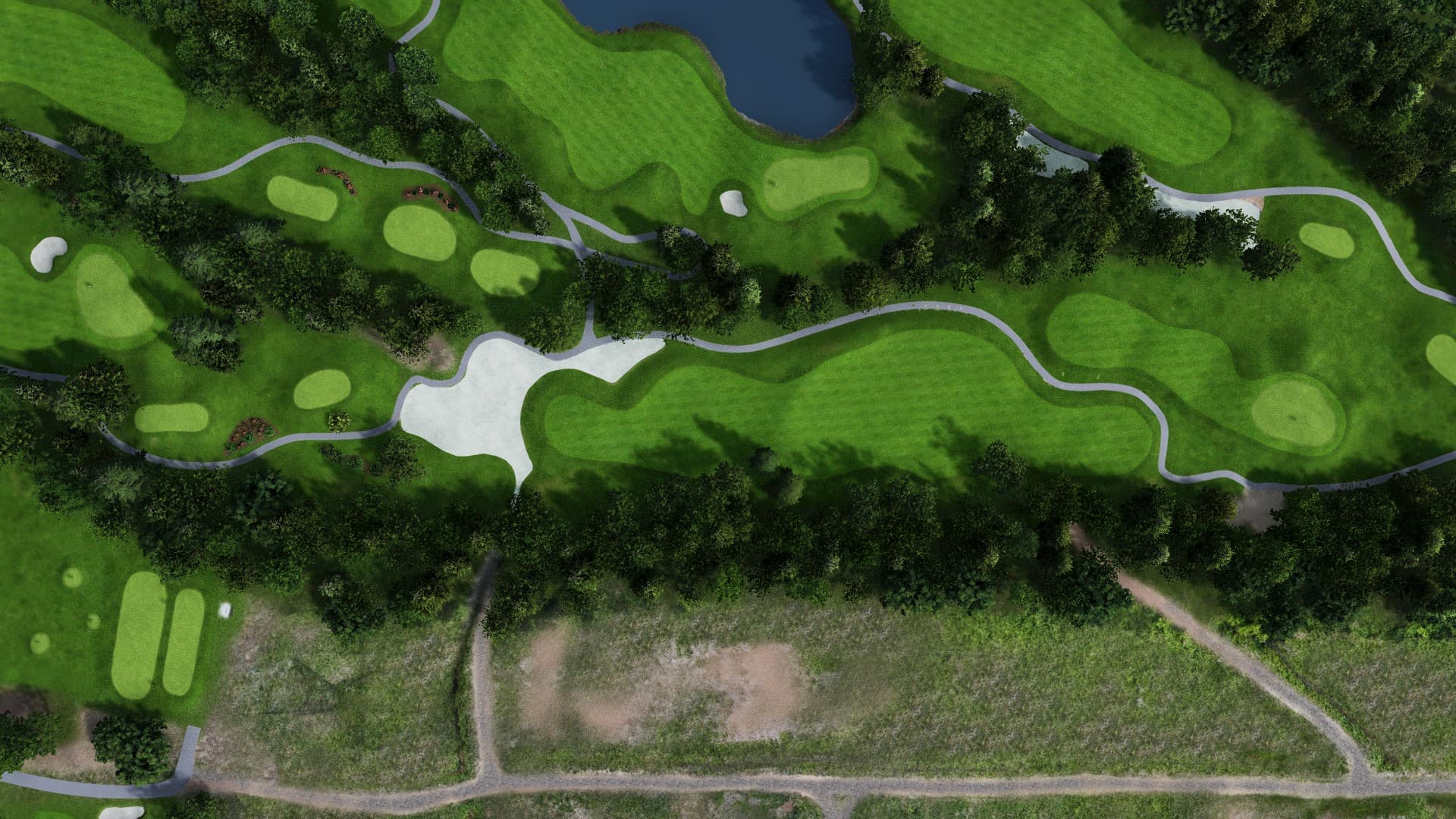 Hole 2 at Club De Golf Le Mirage - Arizona