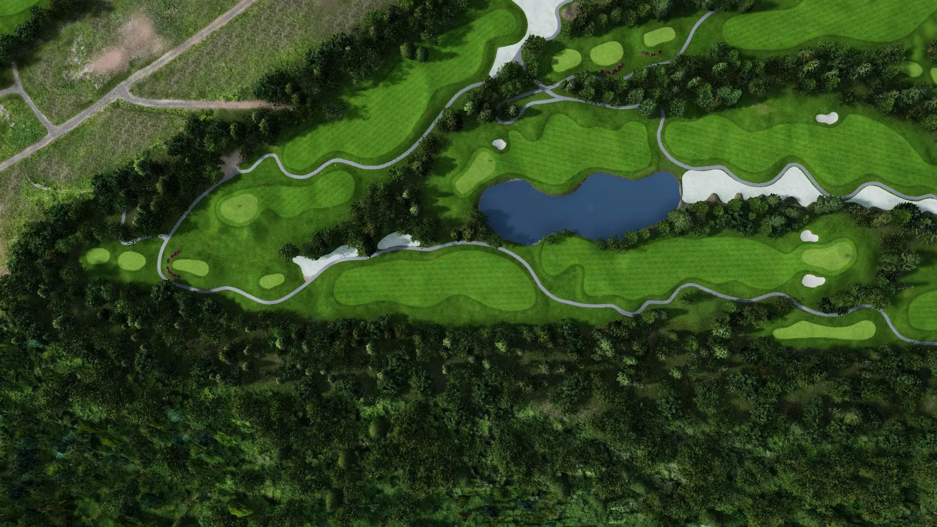 Hole 3 at Club De Golf Le Mirage - Arizona
