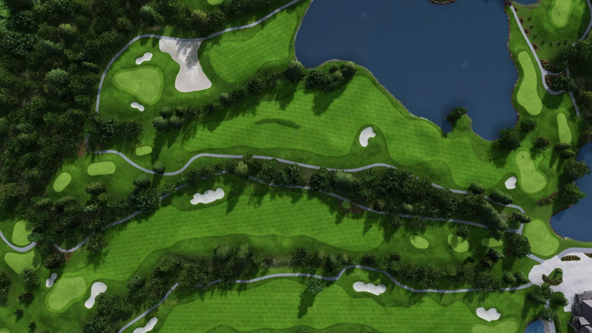 Hole 9 at Club De Golf Le Mirage - Arizona