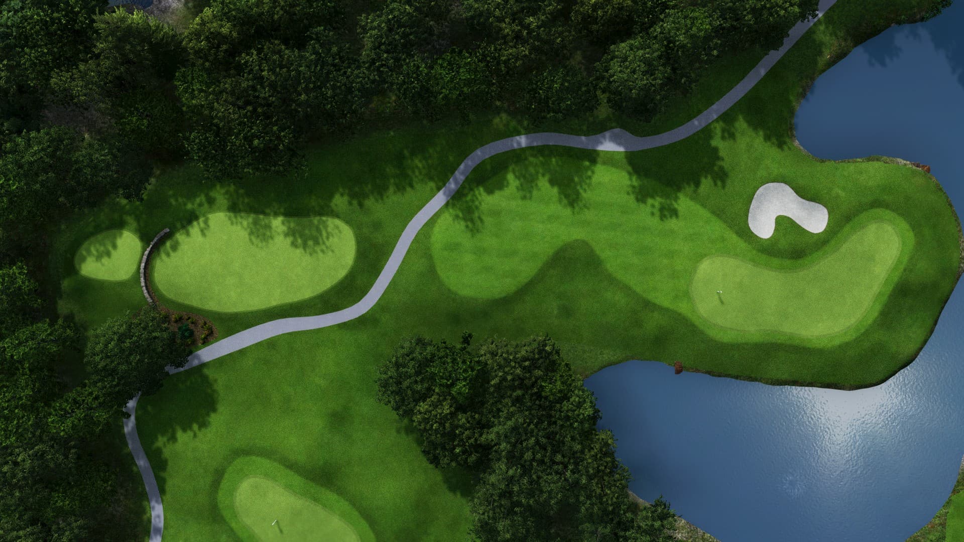 Hole 14 at Club De Golf Le Mirage - Arizona