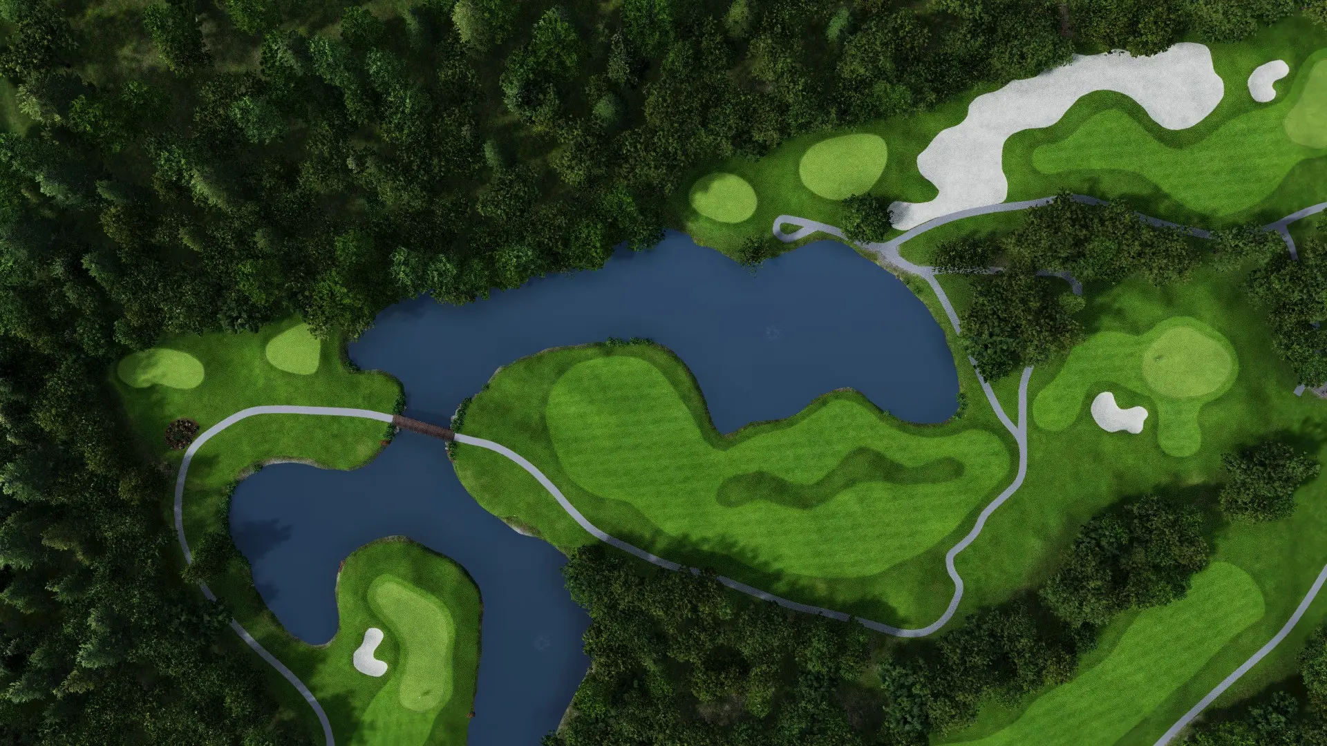 Hole 15 at Club De Golf Le Mirage - Arizona