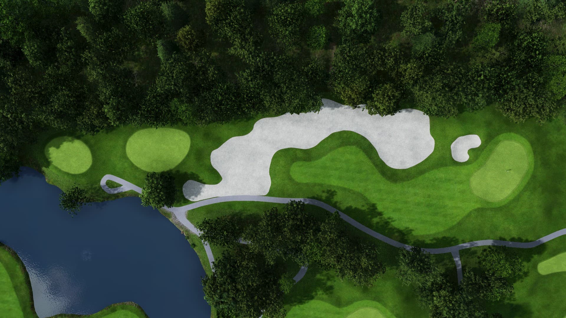 Hole 16 at Club De Golf Le Mirage - Arizona