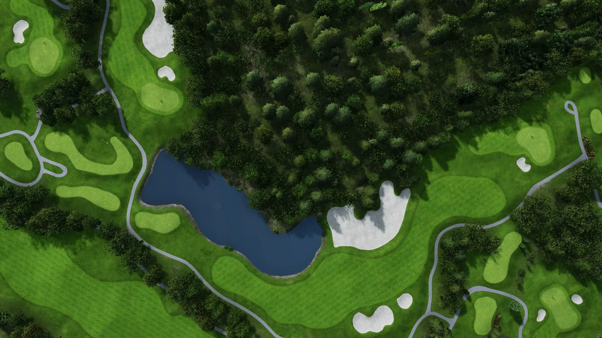 Hole 17 at Club De Golf Le Mirage - Arizona