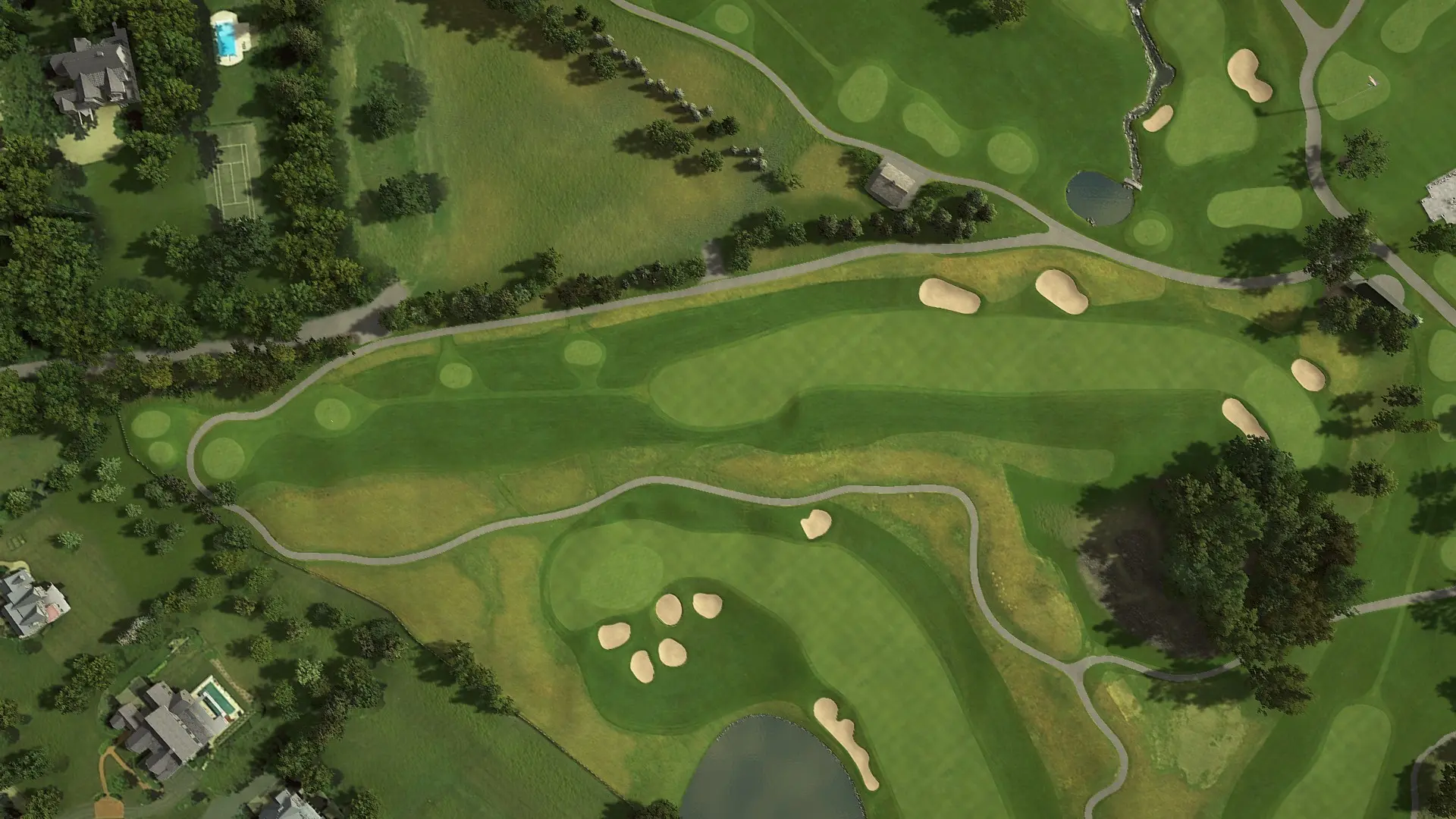 Hole 9 at Conway Farms GC