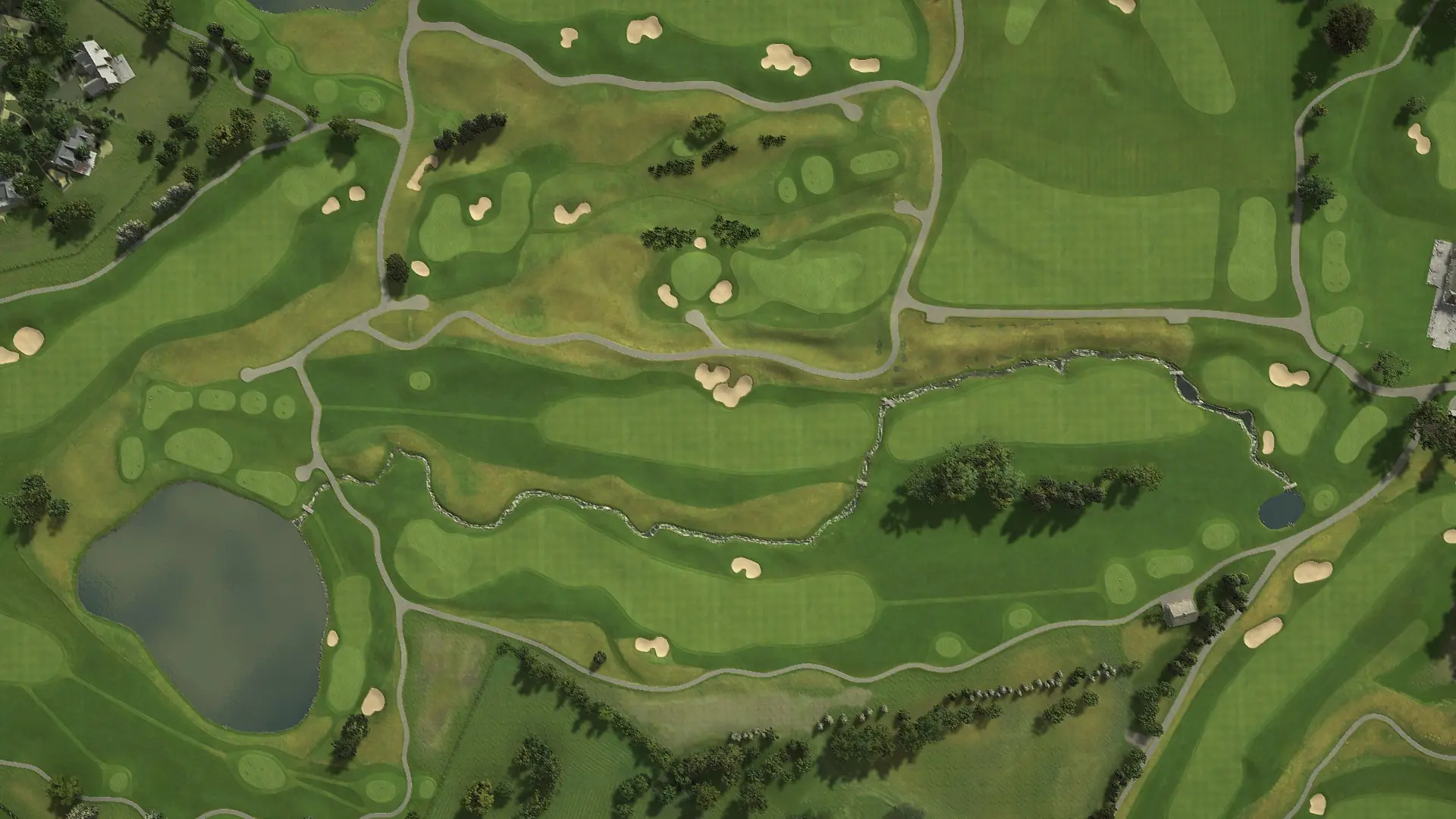 Hole 18 at Conway Farms GC