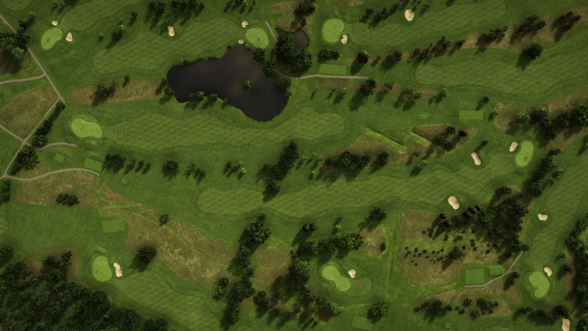 Hole 2 at The Valley Course at Crane Valley Golf Club