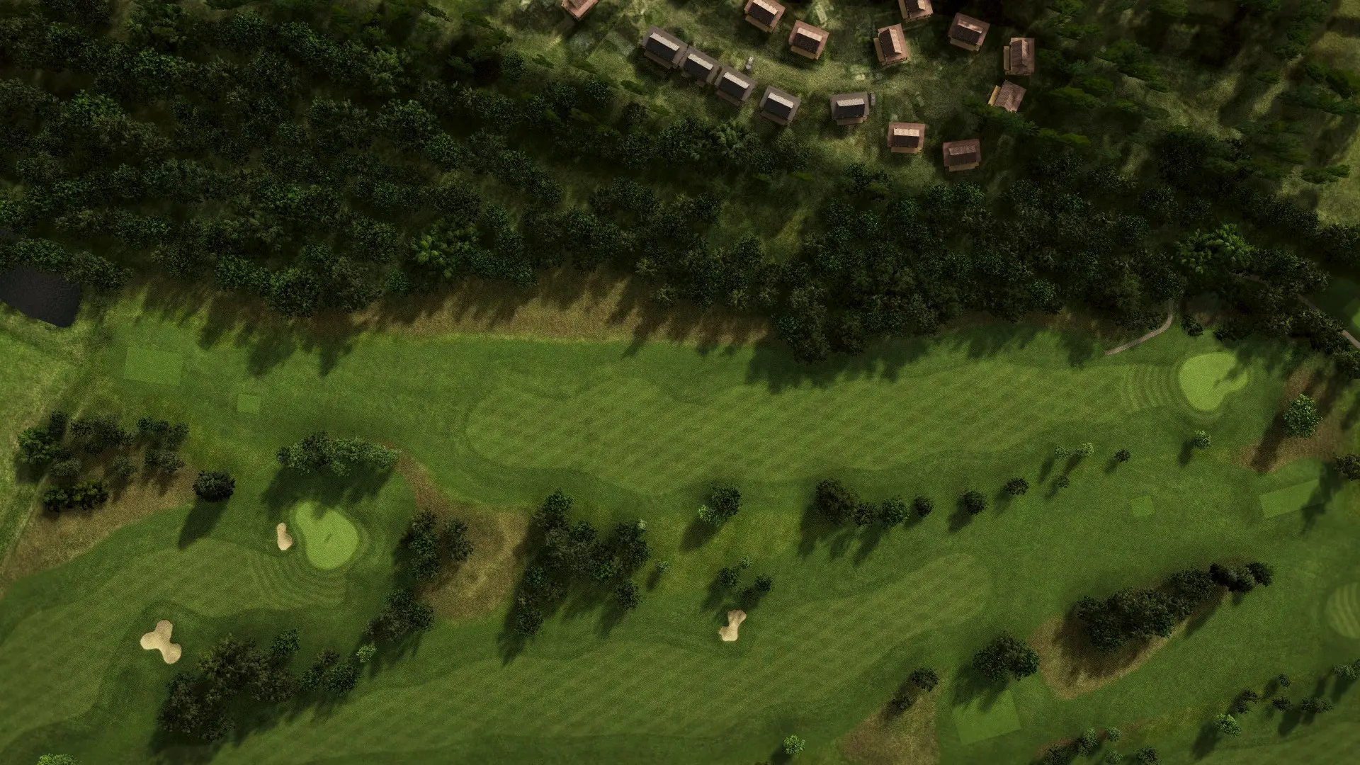 Hole 5 at The Valley Course at Crane Valley Golf Club