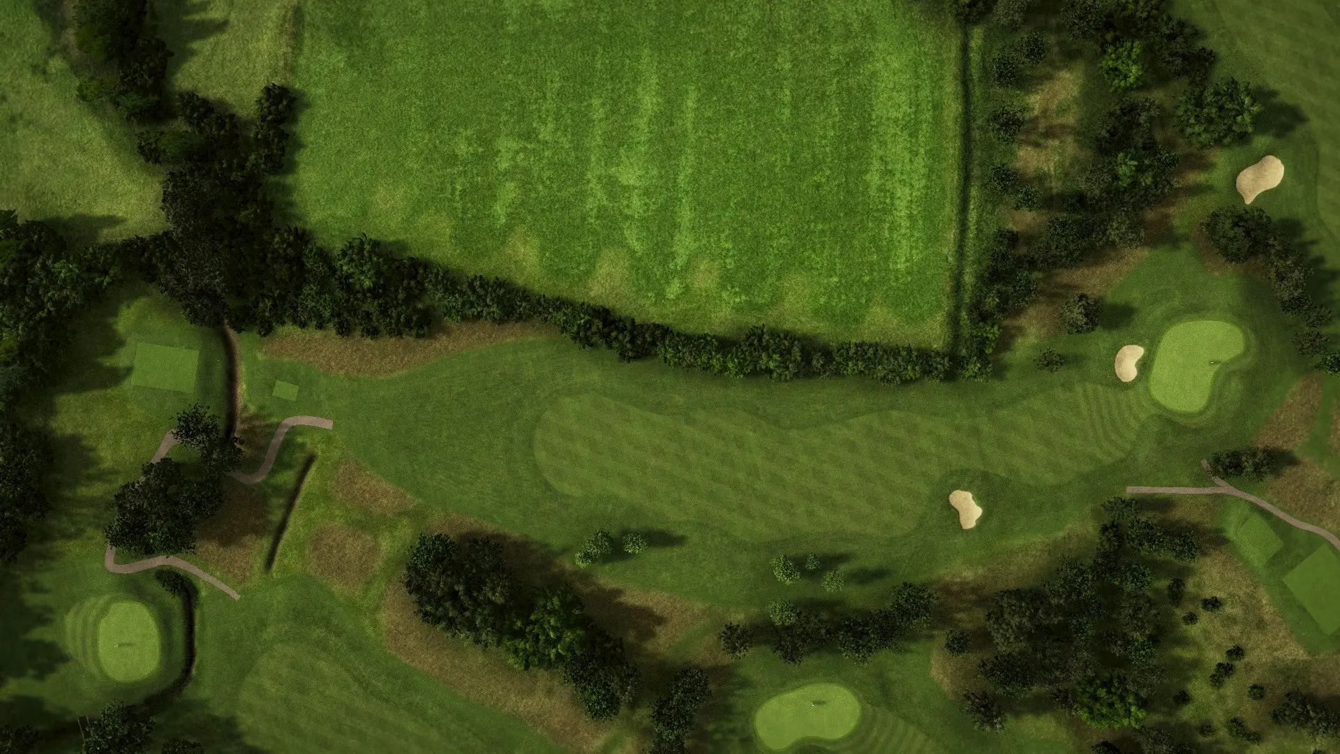 Hole 12 at The Valley Course at Crane Valley Golf Club