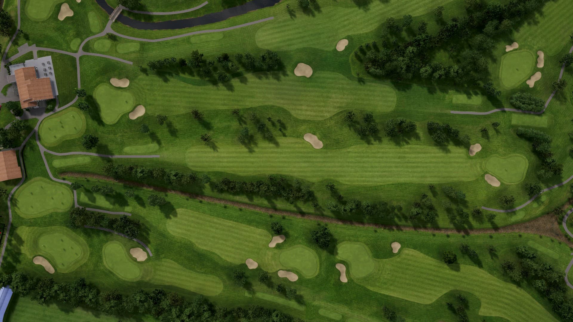 Hole 1 at Golfclub Cromstrijen