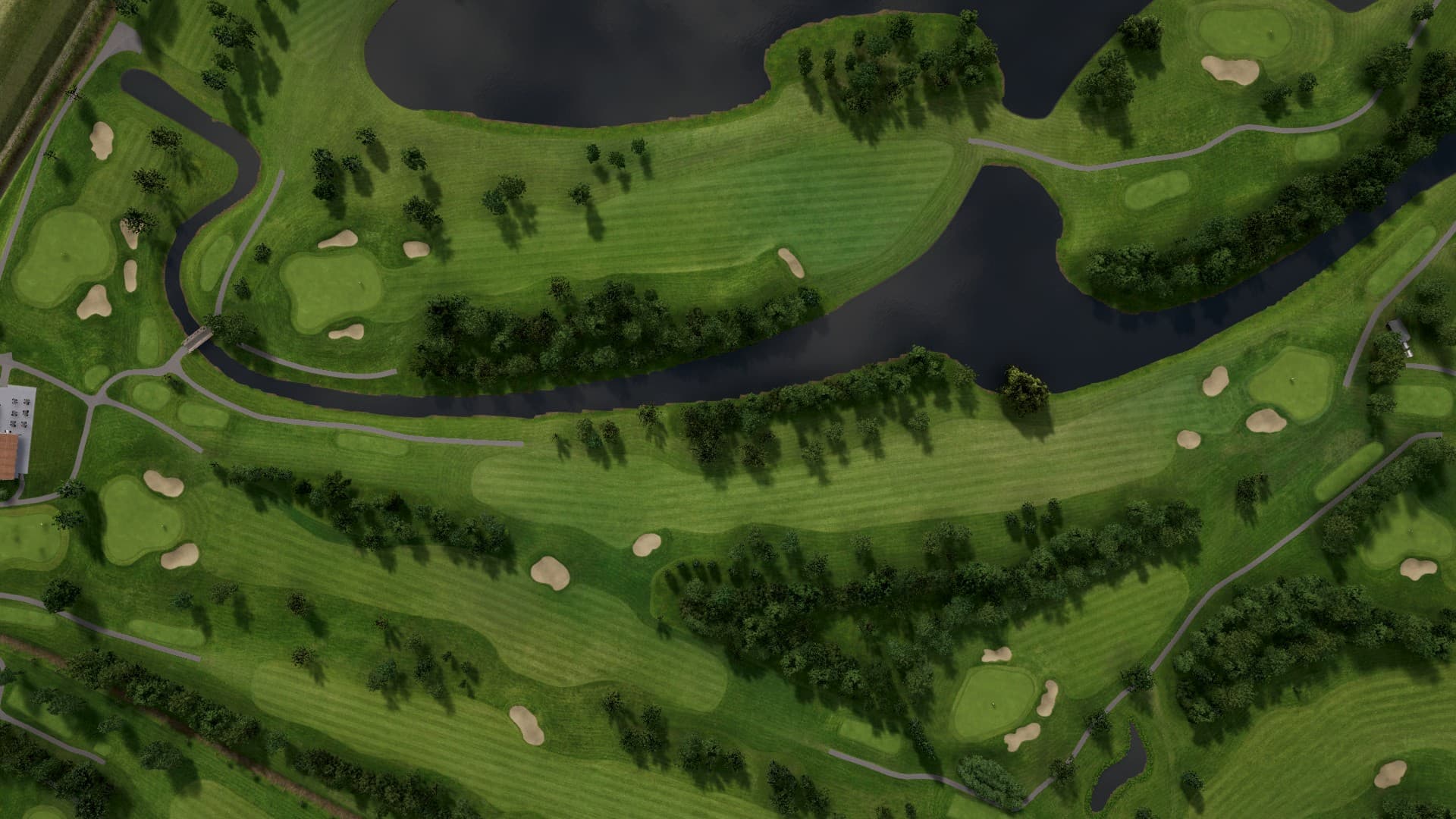 Hole 10 at Golfclub Cromstrijen