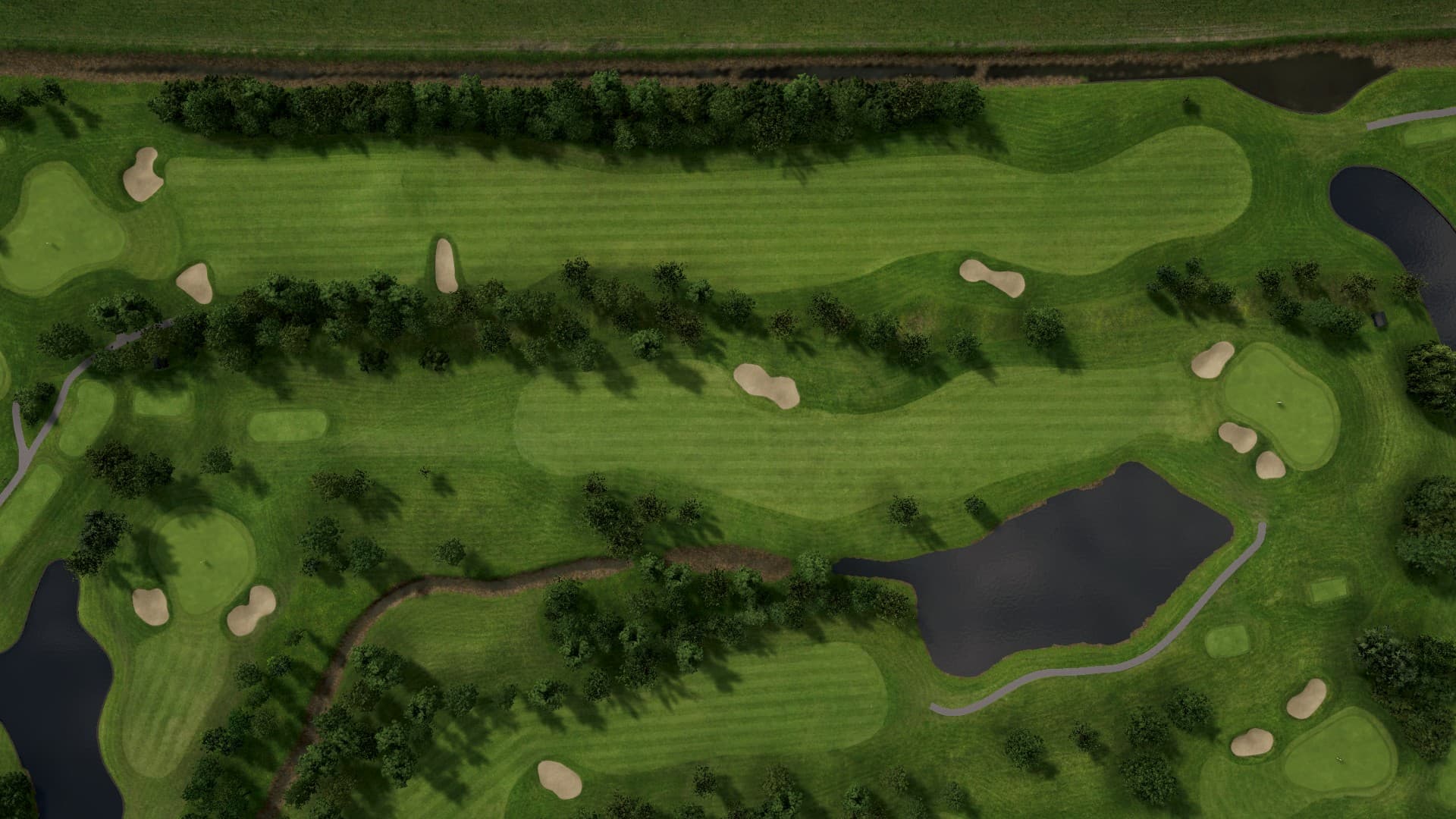 Hole 12 at Golfclub Cromstrijen