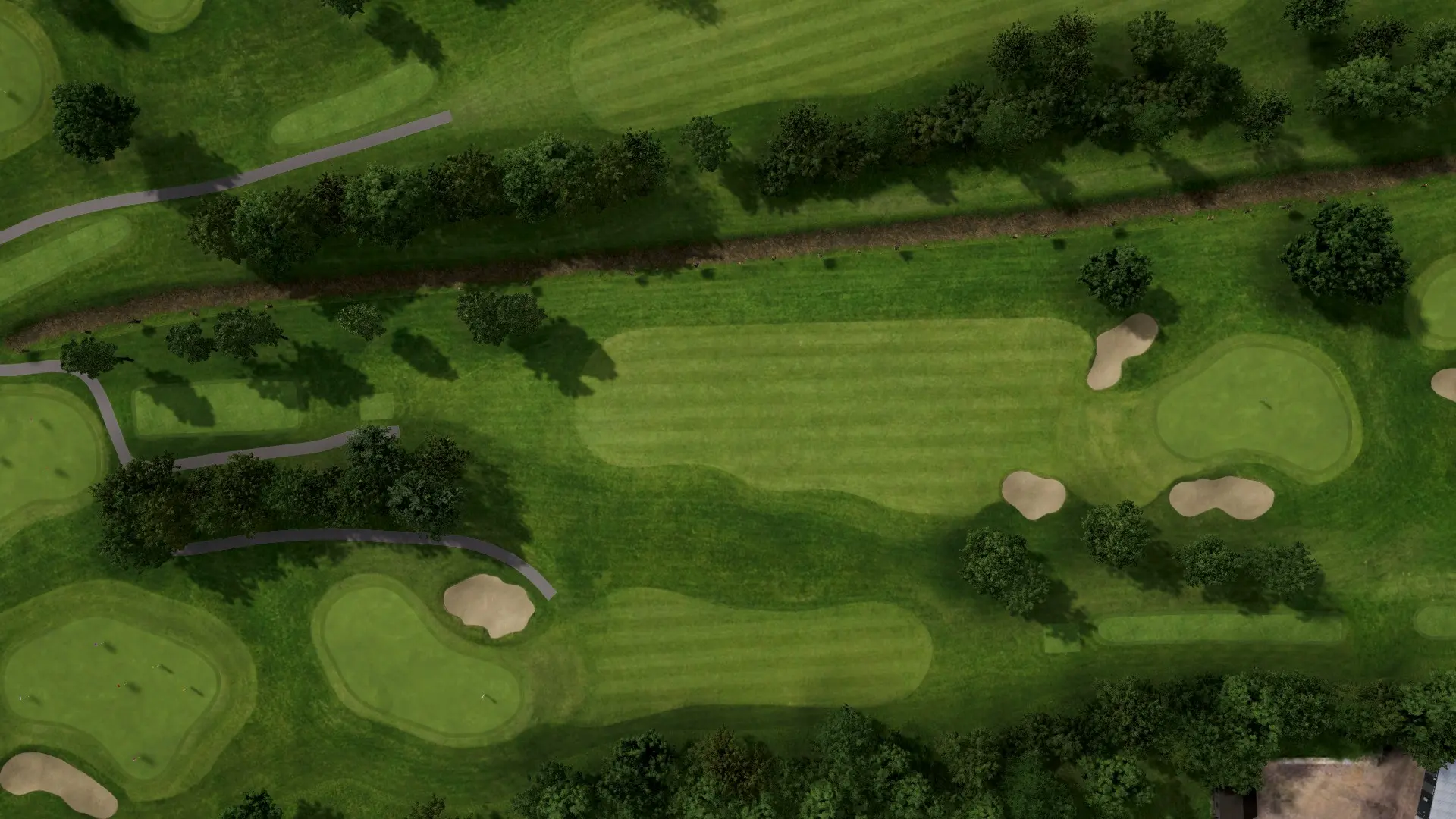 Hole 1 at Golfclub Cromstrijen - 9 Hole Course