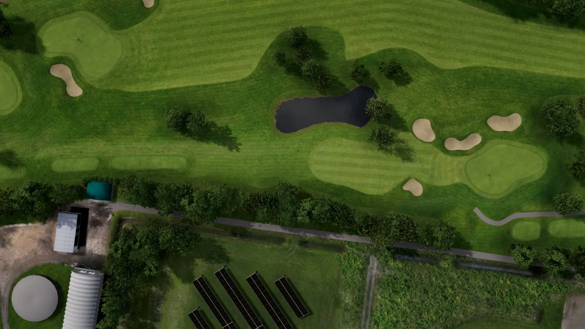 Hole 2 at Golfclub Cromstrijen - 9 Hole Course