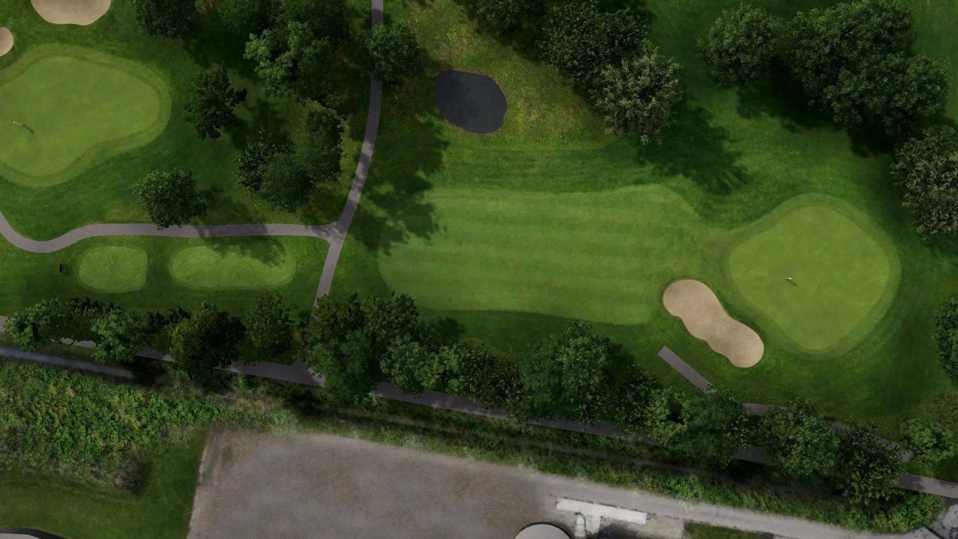 Hole 3 at Golfclub Cromstrijen - 9 Hole Course