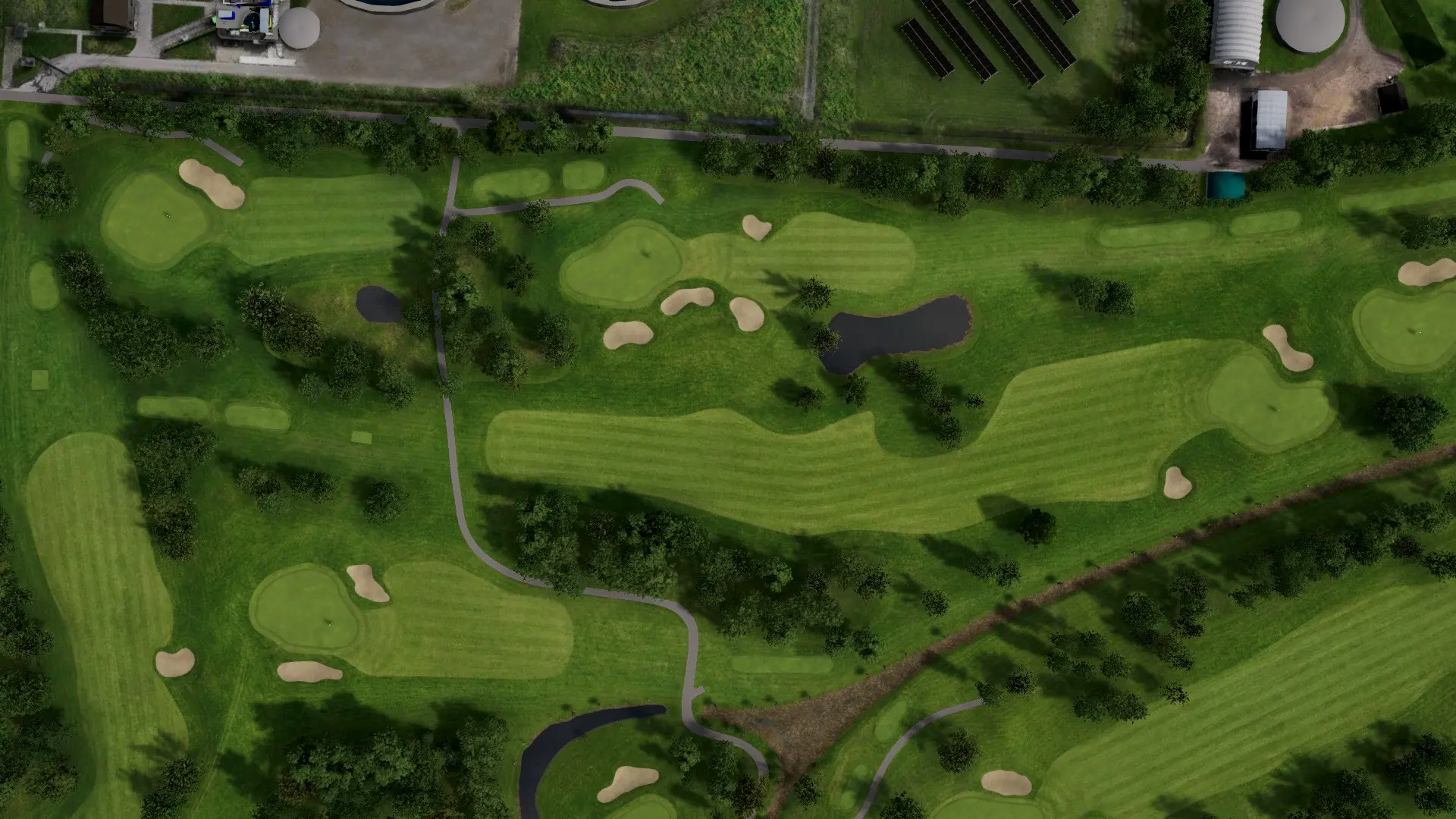 Hole 8 at Golfclub Cromstrijen - 9 Hole Course