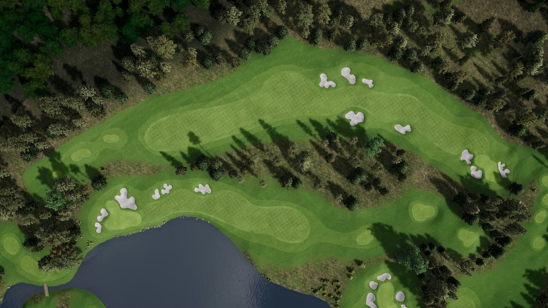 Hole 5 at Crystal Pines