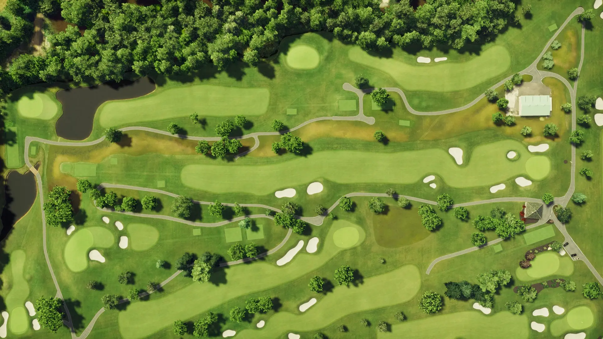 Hole 9 at Deal Golf & Country Club